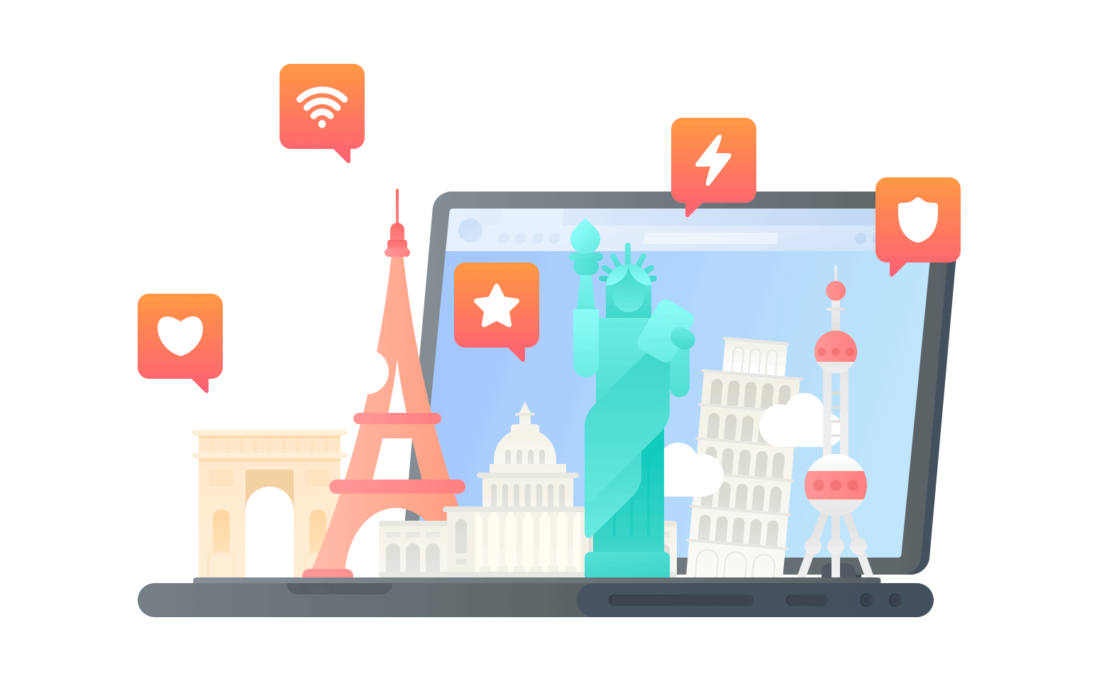 在圣文森特和格林纳丁斯连接到中国vpn - 光电加速器